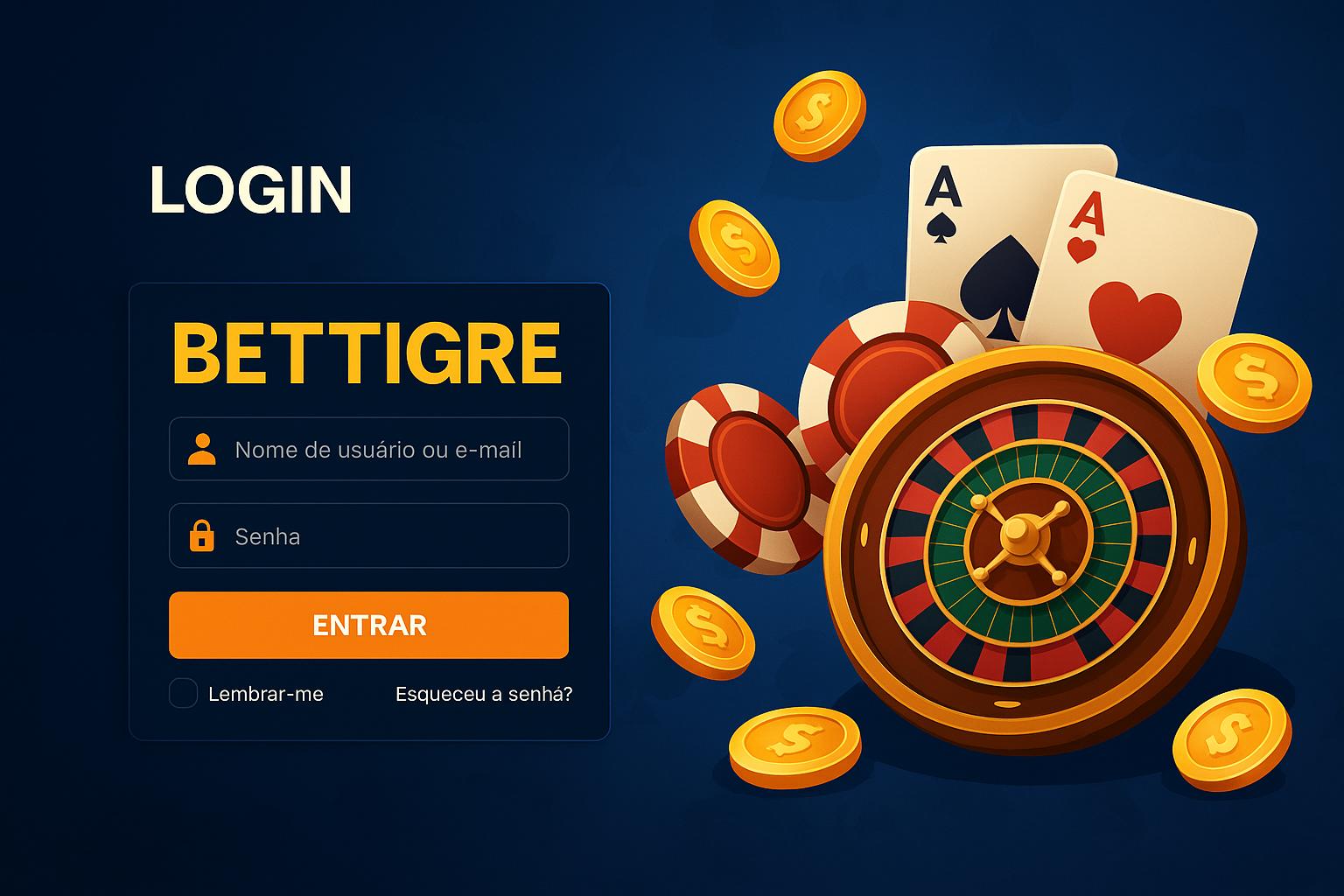 Registro na BETTIGRE   Garante Acesso a uma Vasta Seleção de jogo