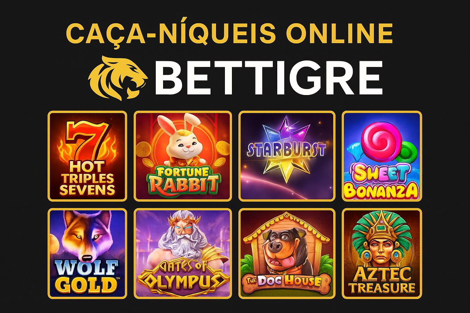 Explore o mundo das slot machines no BETTIGRE Casino